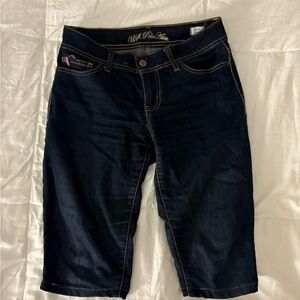 U.S. Polo Assn. Women's Navy Cropped Jeans